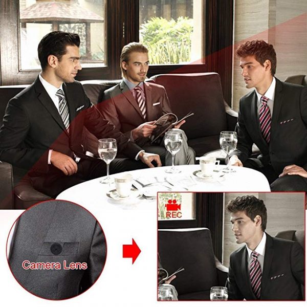 V.T.Eye Security Mini DV Spy Shirt Button Concealed Camera - Image 5