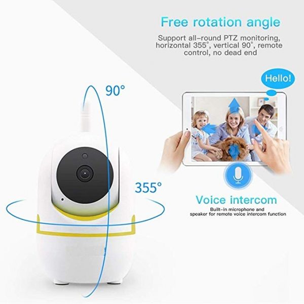 V.T.I. YCC365 Security Surveillance Camer, HD Wireless Mini Smart IP WiFi Camera - Image 3