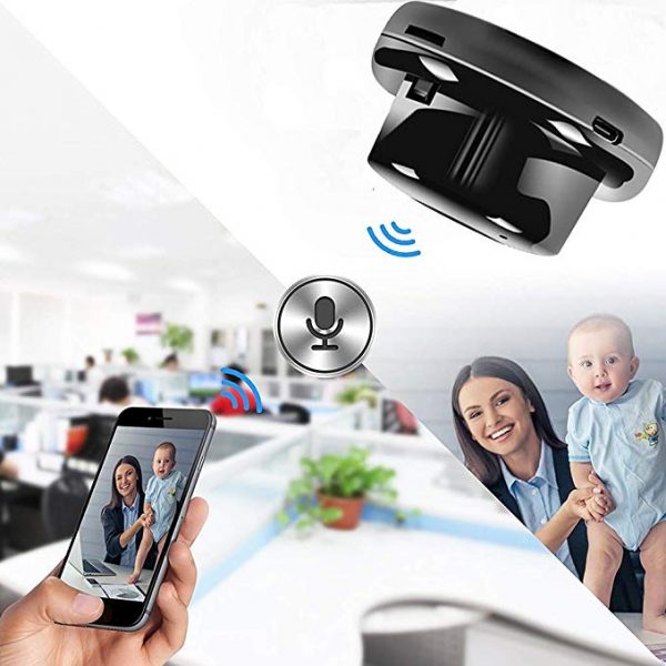 V.T.I Mini WiFi Camera Panoramic View Support 128GB Memory Card - Image 2