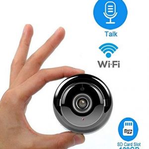 V.T.I Mini WiFi Camera Panoramic View Support 128GB Memory Card