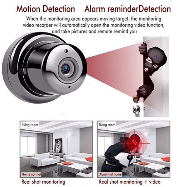 V.T.I Mini WiFi Camera Panoramic View Support 128GB Memory Card - Image 6