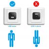 V.T.I. HD 1080P Mini Pinhole Charging Hidden Audio/Video Camera Power Adapter - Image 3