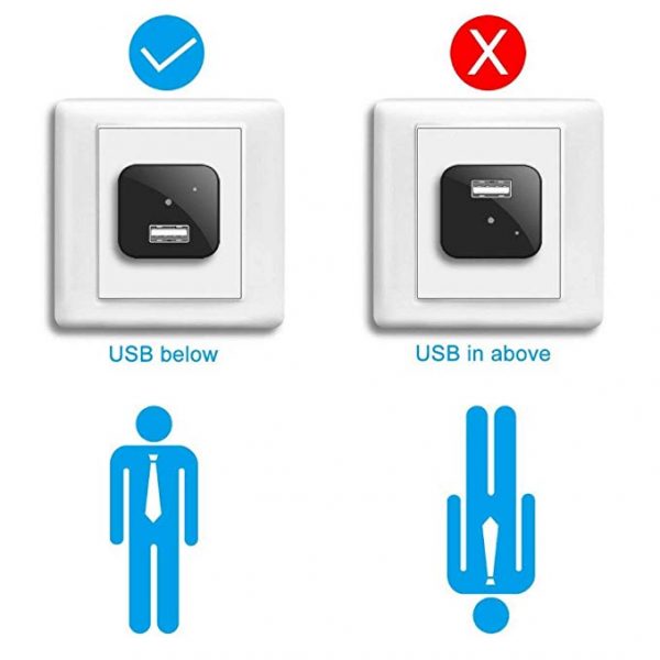 V.T.I. HD 1080P Mini Pinhole Charging Hidden Audio/Video Camera Power Adapter - Image 3