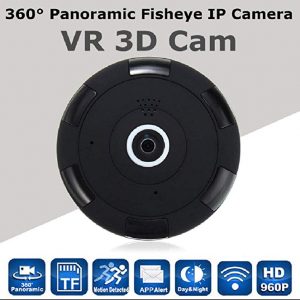 V.T.I. HD Fisheye Panoramic Security Wireless IP Camera - 360° Wide