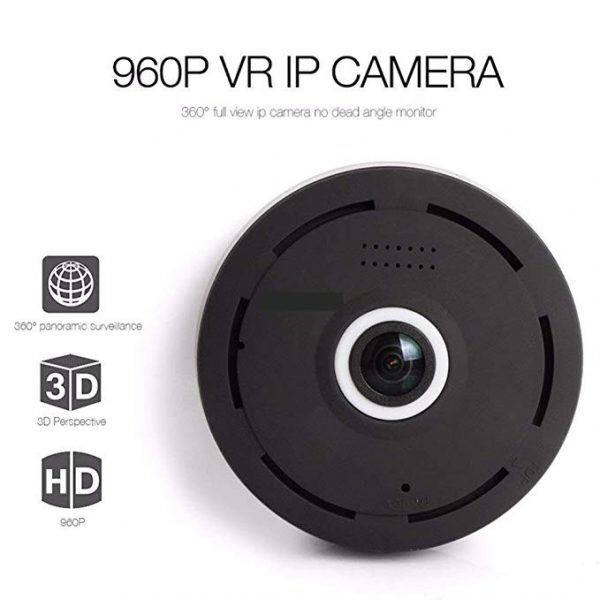 V.T.I. HD Fisheye Panoramic Security Wireless IP Camera - 360° Wide - Image 3