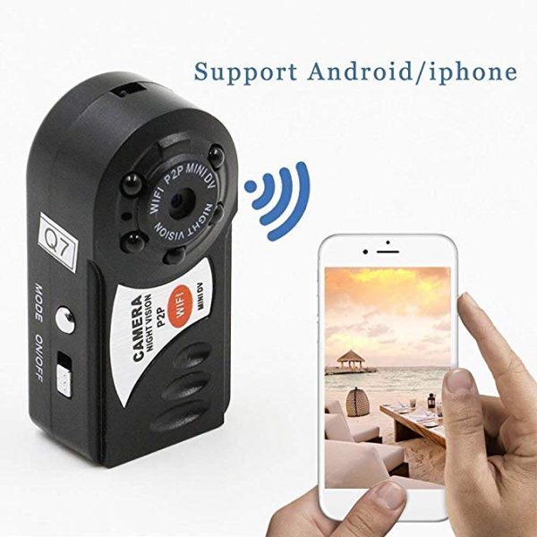 V.T.I. HD Mini Portable P2P WiFi IP Indoor/Outdoor HD DV Hidden Spy Camera - Image 3