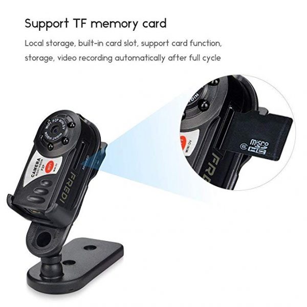 V.T.I. HD Mini Portable P2P WiFi IP Indoor/Outdoor HD DV Hidden Spy Camera - Image 5