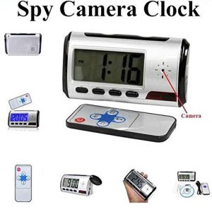 V.T.I. HD Spy Multi-Function Table Clock Camera with Chargeable Battery