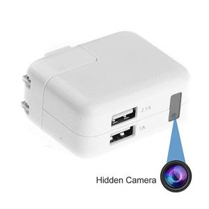 V.T.I. USB AC Plug Phone Charger Hidden Pinhole Socket Spy Camera DVR