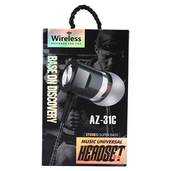 VTI Wireless AZ-31C Music Universal Headset Bluetooth Retractable HD Stereo Wireless Headsets with SD/TF Card Slot - Image 3
