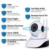 V.T.Eye Security IP Dual Antenna WiFi Enabled Indoor Security Camera with Night Vision - Image 4