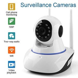 V.T.Eye Security IP Dual Antenna WiFi Enabled Indoor Security Camera with Night Vision