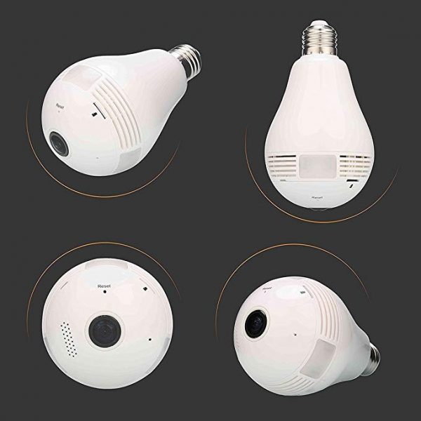 V.T.Eye Security Wireless Panoramic Bulb 360° View IP Camera with Remote Monitoring - Image 4