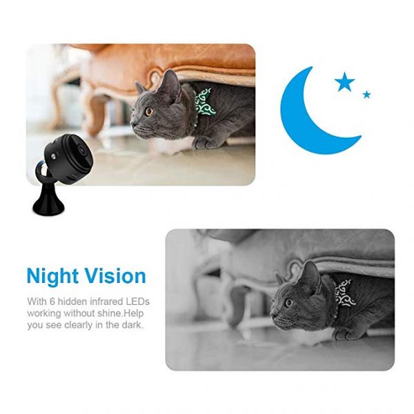 V.T.I. Mini WiFi Camera Wireless HD 1080P Indoor Home Small Security Camera - Image 6