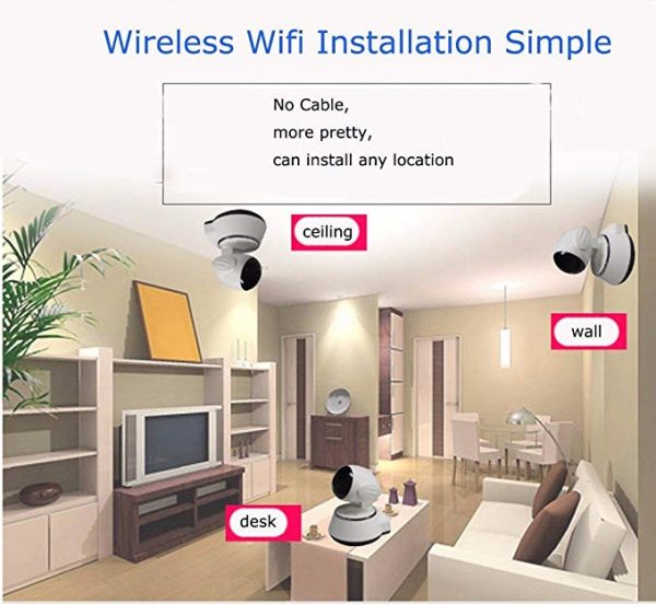 V.T.I. V380 Mini WiFi Wireless CCTV Home Security HD 720P IP Camera - Image 6