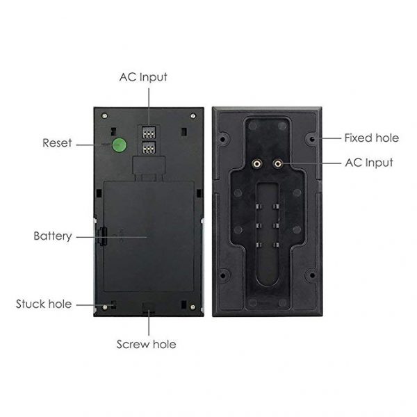 V.T.I. WiFi Enabled Smart Video Doorbell, 720p HD WiFi Security Camera - Image 2