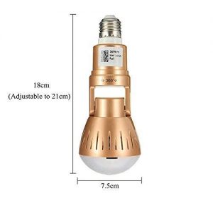 VTI 360 Panoramic Bulb WiFi Camera - 1080P Wireless